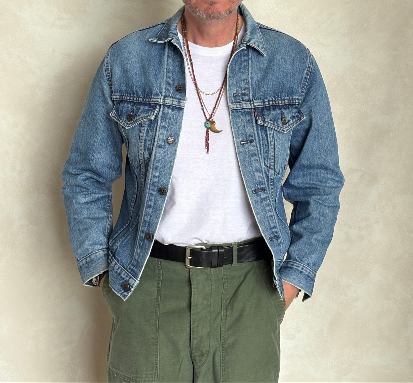 Vintage 80s Levi’s Type III Denim Trucker Jacket |Made in Canada | Size 38US /48EU