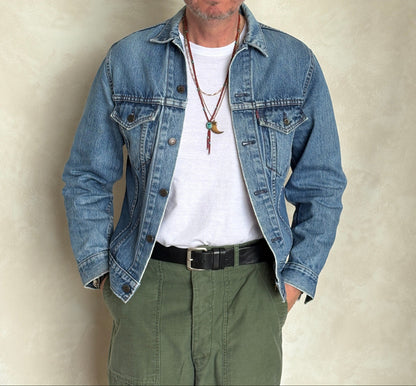 Vintage 80s Levi’s Type III Denim Trucker Jacket |Made in Canada | Size 38US /48EU