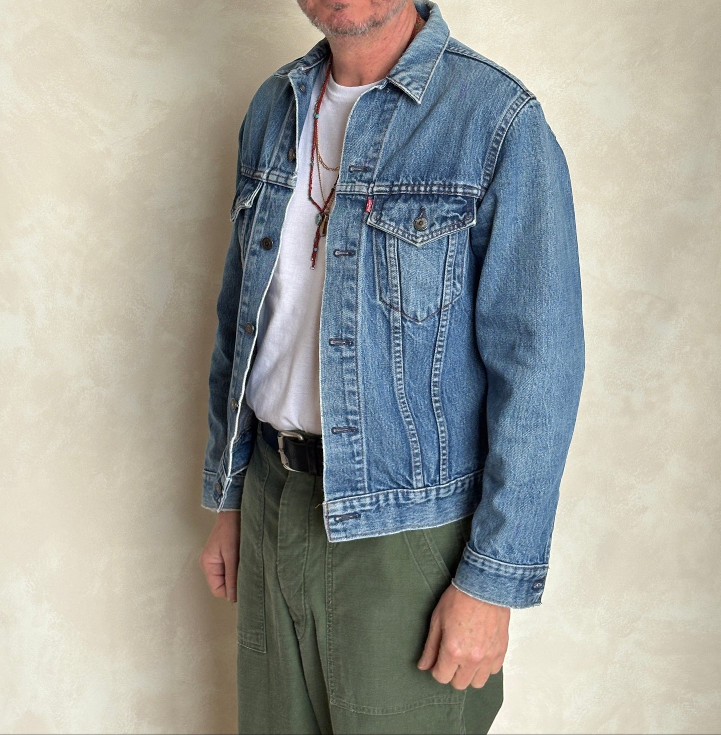 Vintage 80s Levi’s Type III Denim Trucker Jacket |Made in Canada | Size 38US /48EU