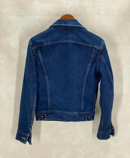 Size 36US / 46EU .Vintage 80s Lee Denim Shirt – 2 Pockets, Made in USA, Classic Workwear-AJ357 Studio