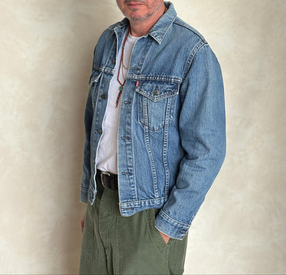 Vintage 80s Levi’s Type III Denim Trucker Jacket |Made in Canada | Size 38US /48EU
