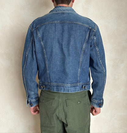 Vintage 80s Lee  Denim Jacket | 2 Pockets | Made in Canada | Size 40US / 50EU