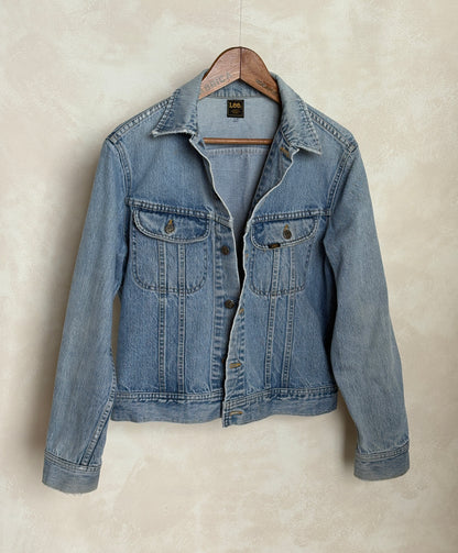 Vintage 80s Lee  Denim Jacket | 2 Pockets | Made in Canada | Size 42US / 52EU