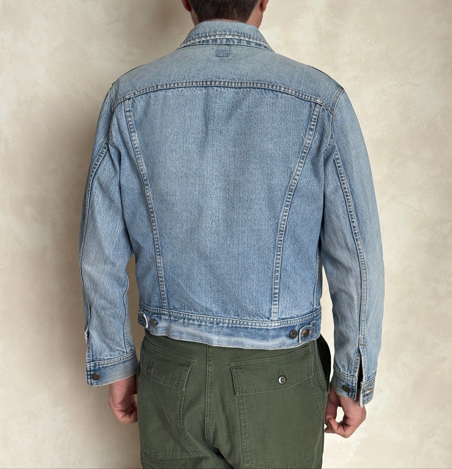Vintage 80s Lee  Denim Jacket | 2 Pockets | Made in Canada | Size 42US / 52EU