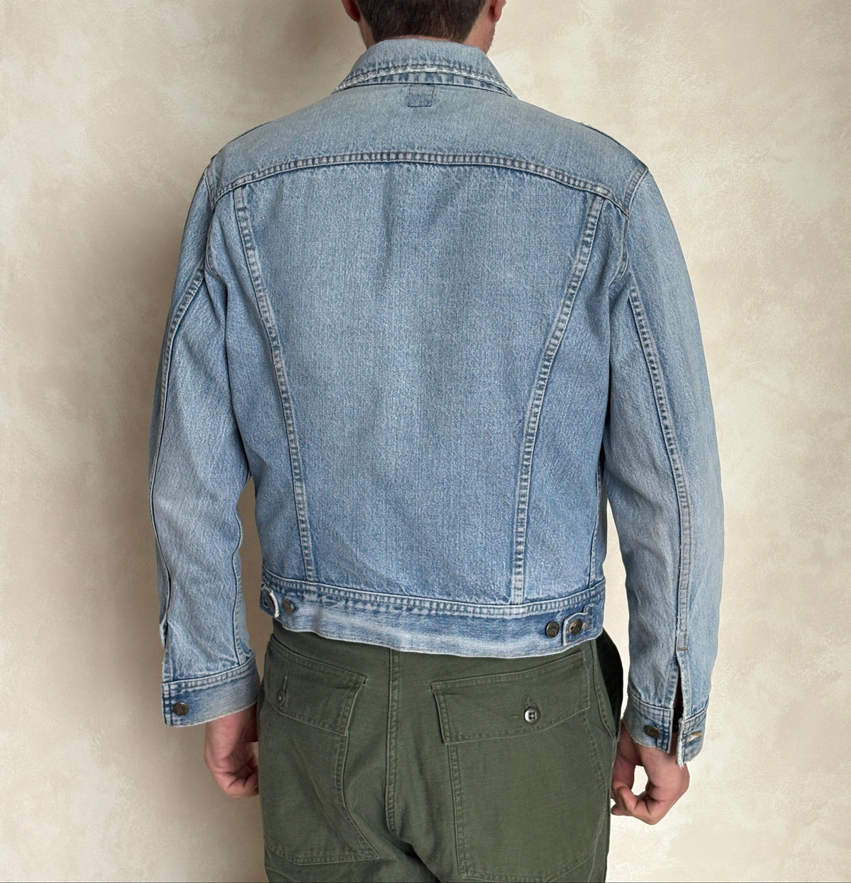 Vintage 80s Lee Denim Jacket | 2 Pockets | Made in Canada | Size 42US / 52EU-AJ357 Studio