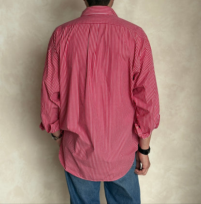 Ralph Lauren BIG SHIRT Striped Button-Down Shirt