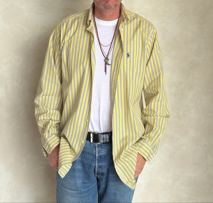 Ralph Lauren Classic Fit Striped Button-Down Shirt