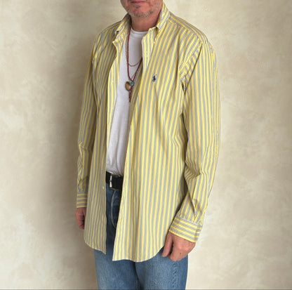 Ralph Lauren Classic Fit Striped Button-Down Shirt