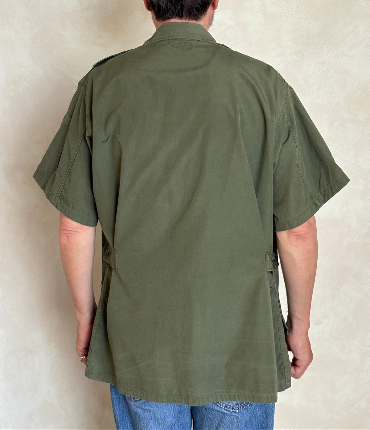 Size Large Reg. 2nd second pattern 1965 jungle jacket Vietnam war era-AJ357 Studio