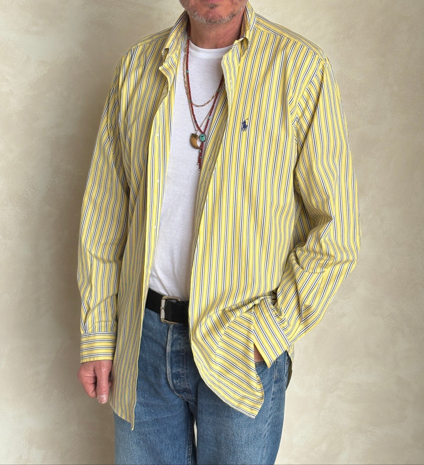 Ralph Lauren Classic Fit Striped Button-Down Shirt
