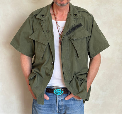 Size Large Reg. 2nd second pattern 1965 jungle jacket Vietnam war era-AJ357 Studio