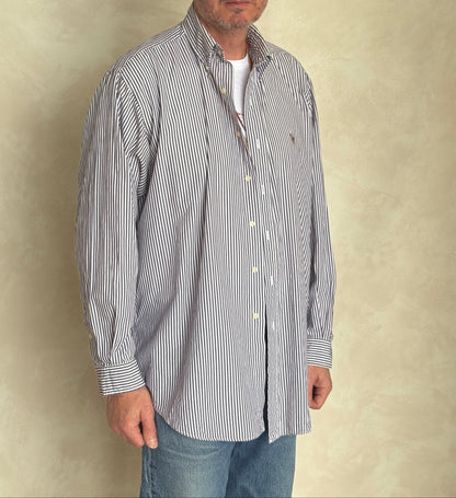 Ralph Lauren Blaire Striped Button-Down Shirt