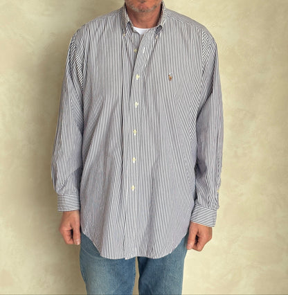 Ralph Lauren Blaire Striped Button-Down Shirt
