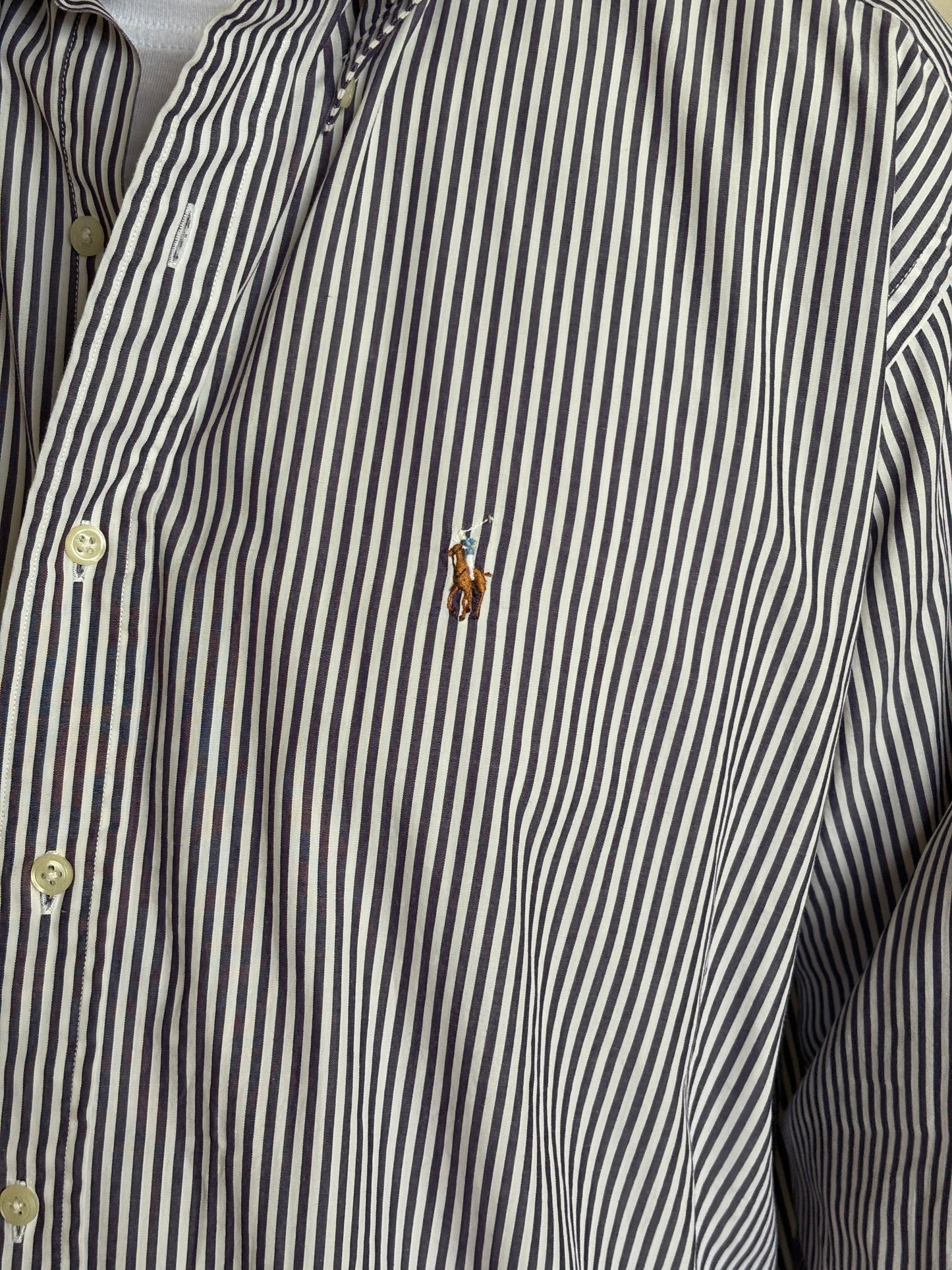 Ralph Lauren Blaire Striped Button-Down Shirt