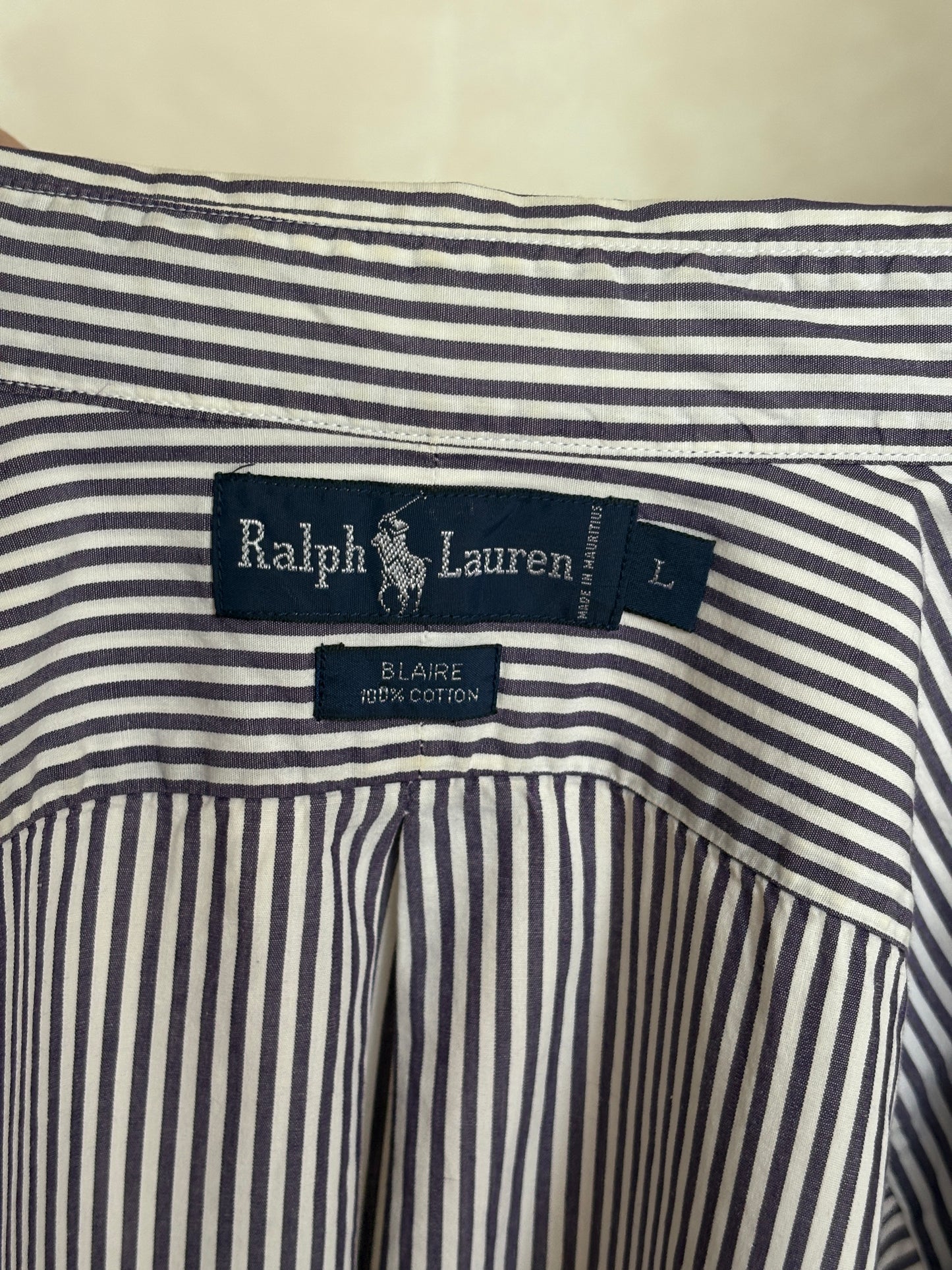 Ralph Lauren Blaire Striped Button-Down Shirt