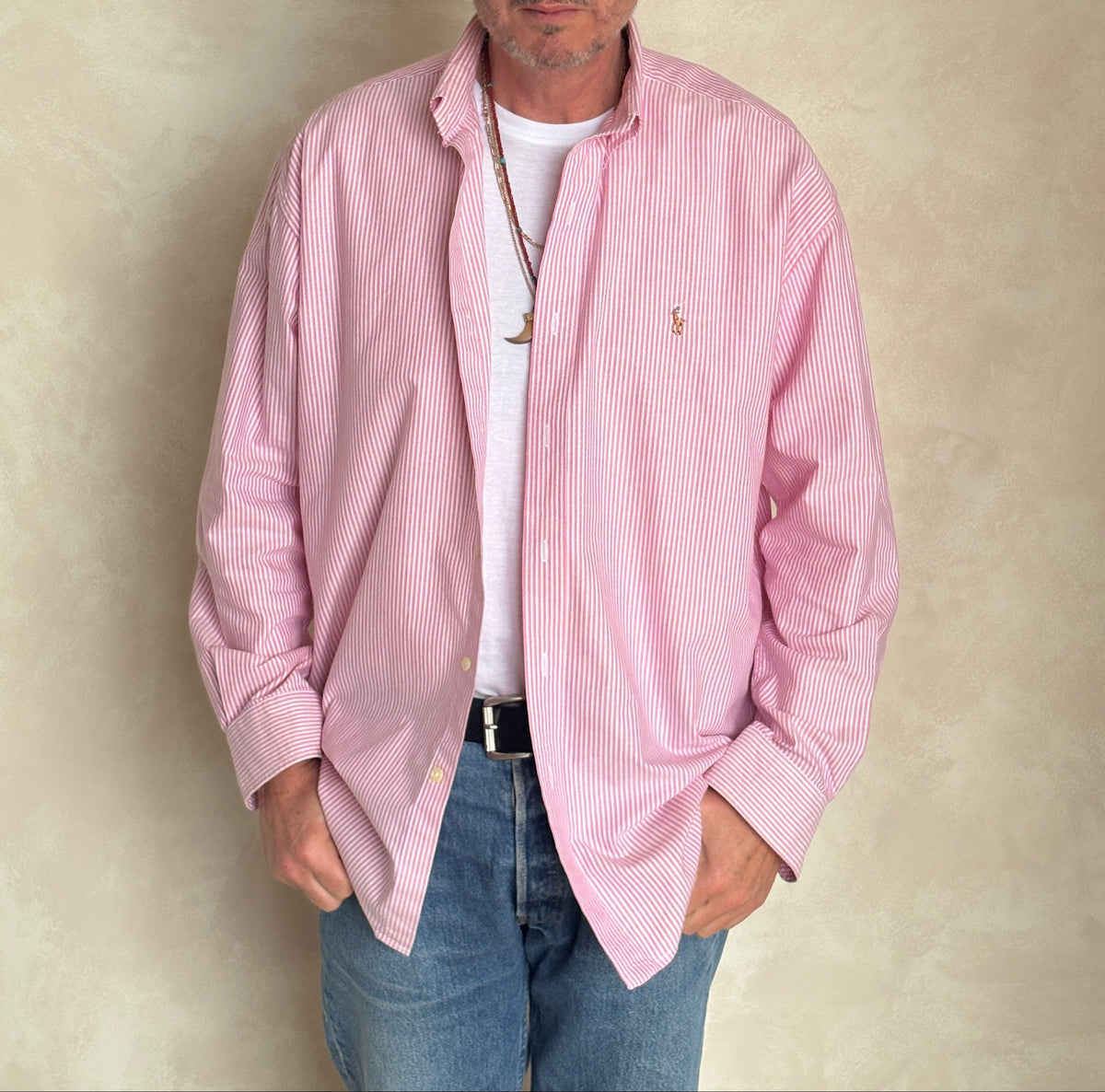 Polo by Ralph Lauren Yarmouth Striped Button-Down Shirt-AJ357 Studio