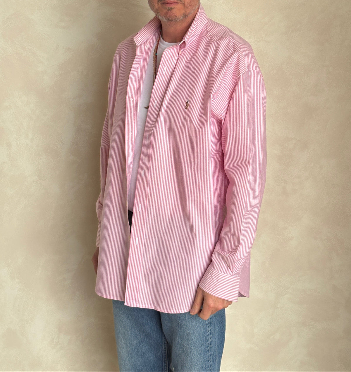 Polo by Ralph Lauren Yarmouth Striped Button-Down Shirt-AJ357 Studio