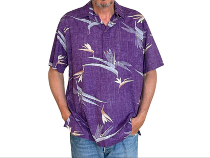 Small. Vintage 80s Hawaiian cotton shirt-AJ357 Studio