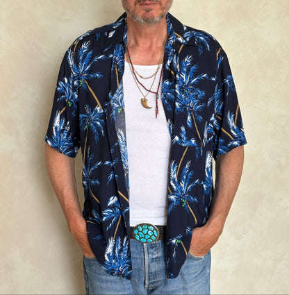 Vintage 90s Hawaiian Rayon Shirt by Puritan | Size Medium-AJ357 Studio