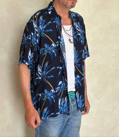 Vintage 90s Hawaiian Rayon Shirt by Puritan | Size Medium-AJ357 Studio