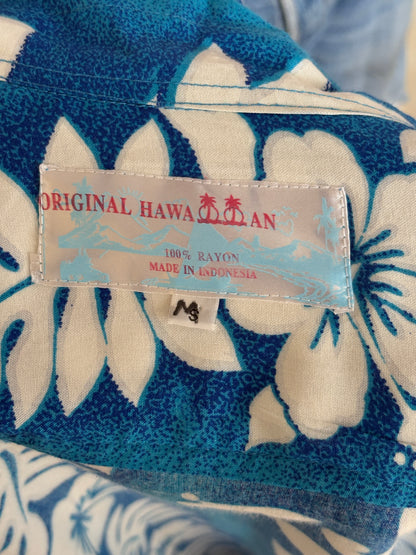 Vintage 90s Original Hawaiian Rayon Shirt - Size Med | USA Vintage BCN-AJ357 Studio