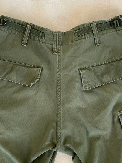 Small Reg. 1968 Authentic US Army Vietnam War Era OG-107 Jungle Pants-military-AJ357 Studio