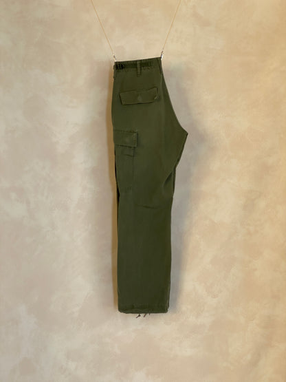Small Reg. 1968 Authentic US Army Vietnam War Era OG-107 Jungle Pants-military-AJ357 Studio