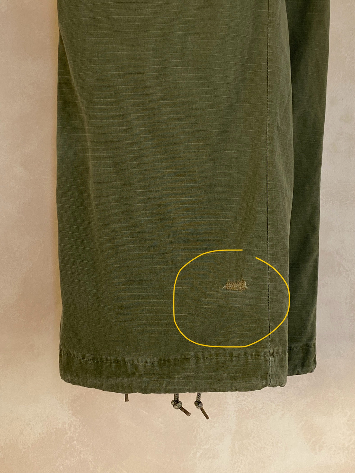 Small Reg. 1968 Authentic US Army Vietnam War Era OG-107 Jungle Pants-military-AJ357 Studio