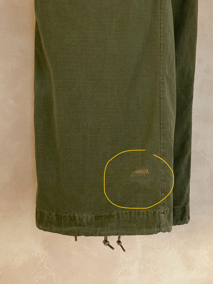 Small Reg. 1968 Authentic US Army Vietnam War Era OG-107 Jungle Pants-military-AJ357 Studio