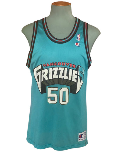 Vintage 90s NBA Grizzlies Bryant Reeves #50 Champion Jersey - Size 44-AJ357 Studio