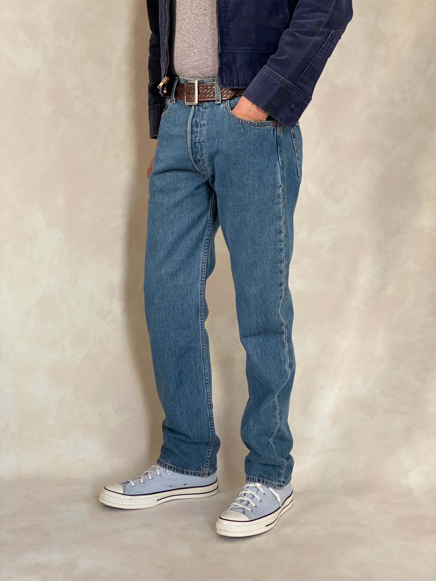 33X32 Levi’s vintage 501 jeans Made In Mexico in 2001-military-AJ357 Studio