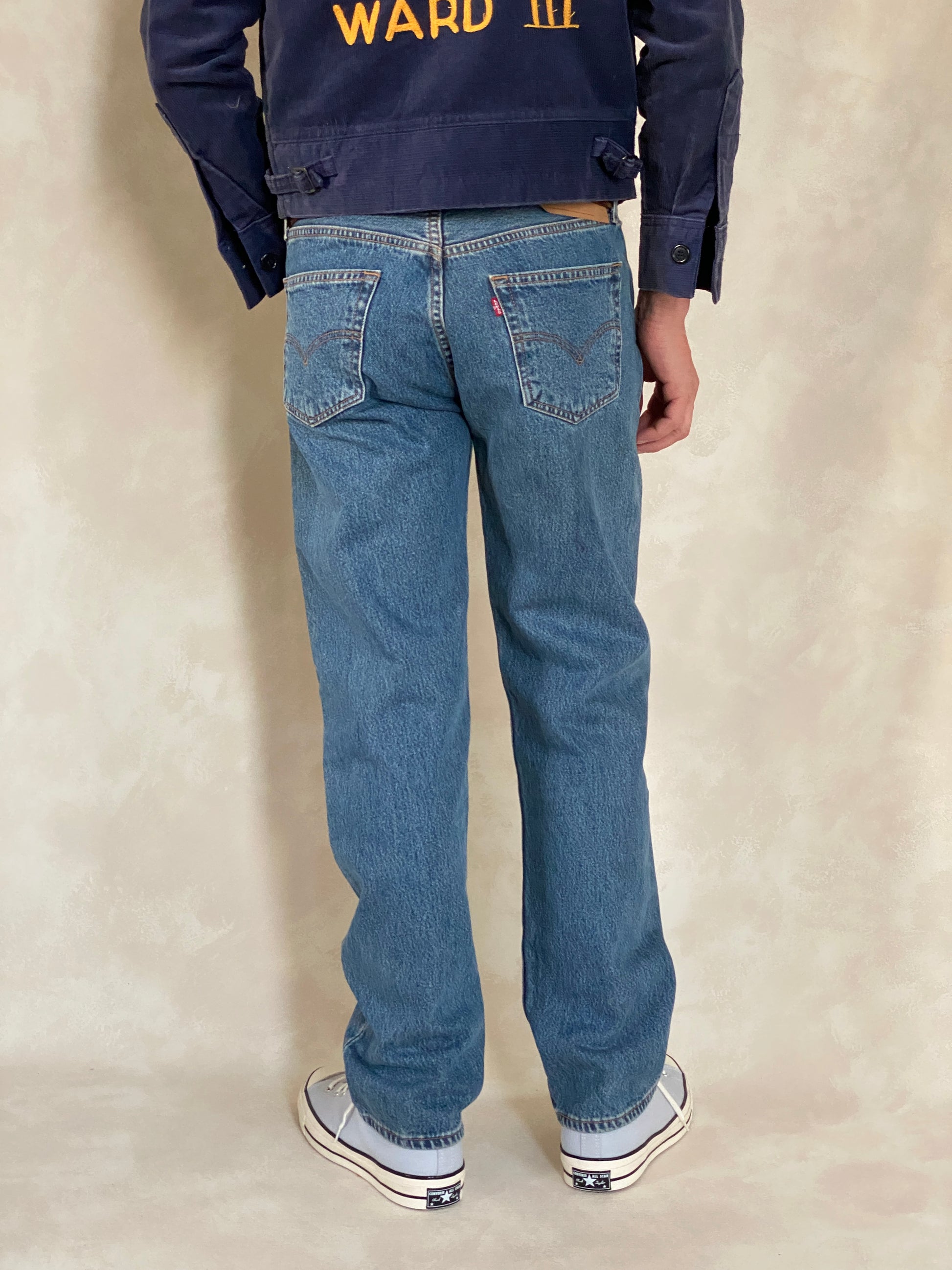 33X32 Levi’s vintage 501 jeans Made In Mexico in 2001-military-AJ357 Studio