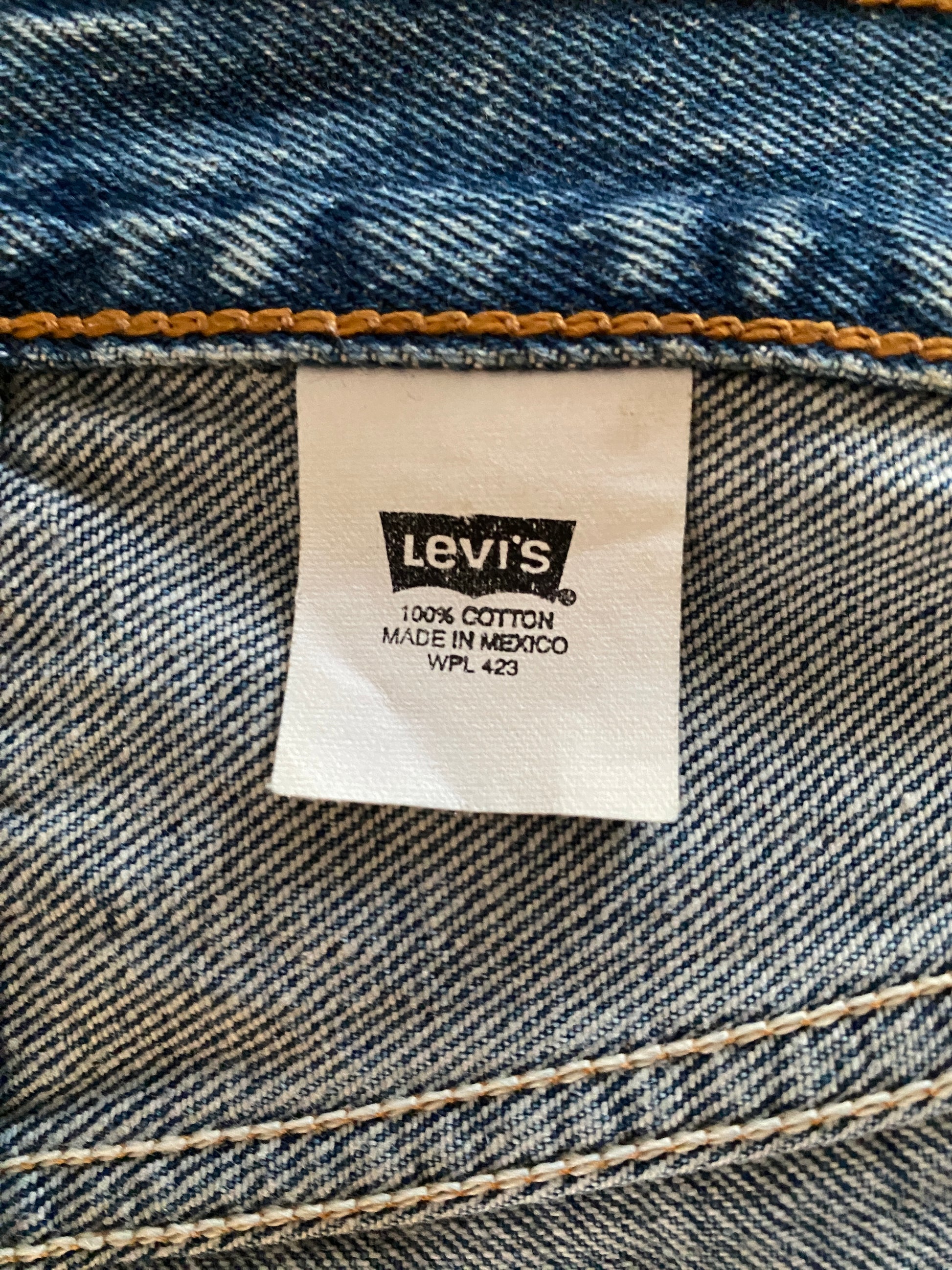 33X32 Levi’s vintage 501 jeans Made In Mexico in 2001-military-AJ357 Studio