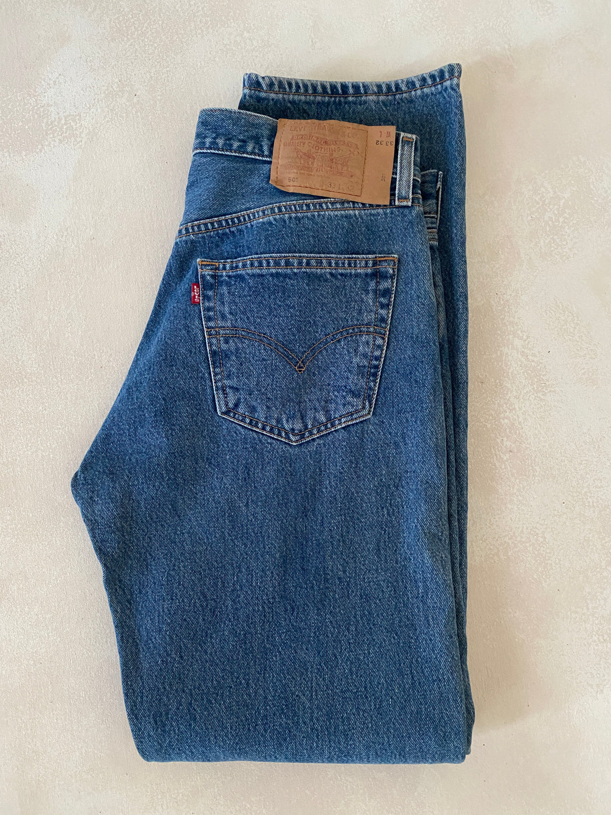 33X32 Levi’s vintage 501 jeans Made In Mexico in 2001-military-AJ357 Studio