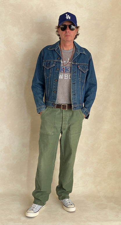Size 42US / 52EU Vintage 1971 Levis Single Stitch Jacket, Made in USA-AJ357 Studio