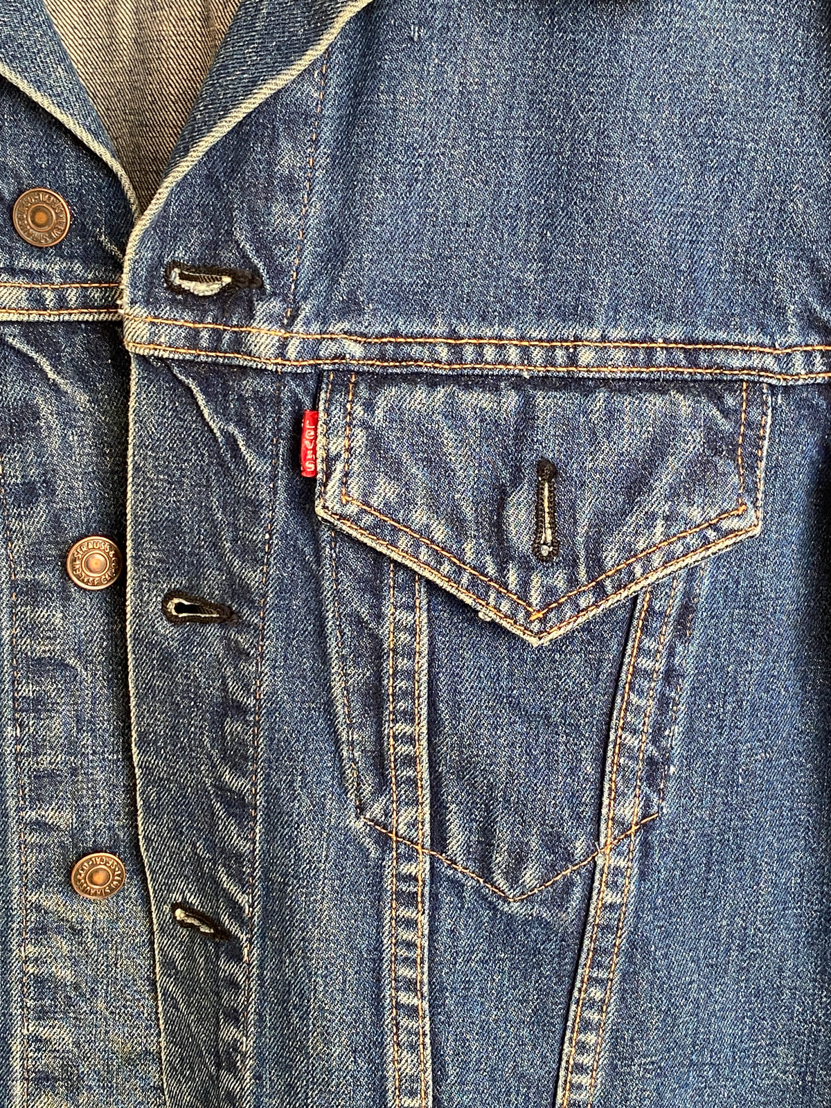 Size 42US / 52EU Vintage 1971 Levis Single Stitch Jacket, Made in USA-AJ357 Studio