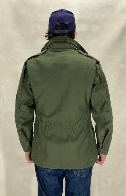 Small Reg. Authentic 1987 US Air Force M-65 Field Jacket – Vintage Military Coat Made in USA-AJ357 Studio