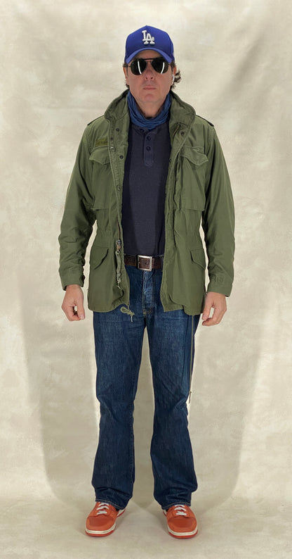 Small Reg. Authentic 1982 US Army M-65 Field Jacket – Vintage Military Coat Made in USA-AJ357 Studio
