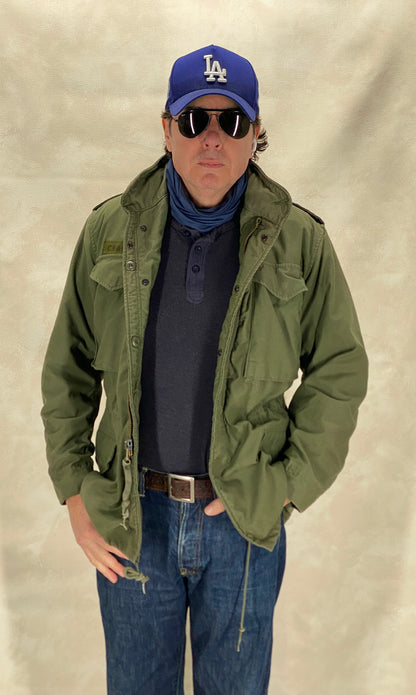 Small Reg. Authentic 1982 US Army M-65 Field Jacket – Vintage Military Coat Made in USA-AJ357 Studio