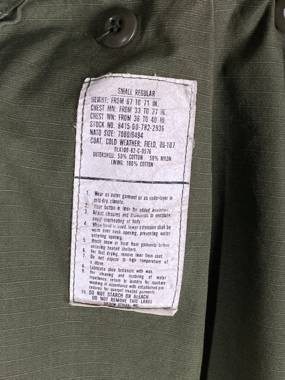 Small Reg. Authentic 1982 US Army M-65 Field Jacket – Vintage Military Coat Made in USA-AJ357 Studio