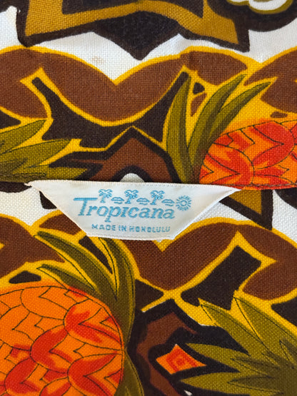 Vintage 60s Hawaiian Cotton Shirt Made in Hawaii | Size M-AJ357 Studio