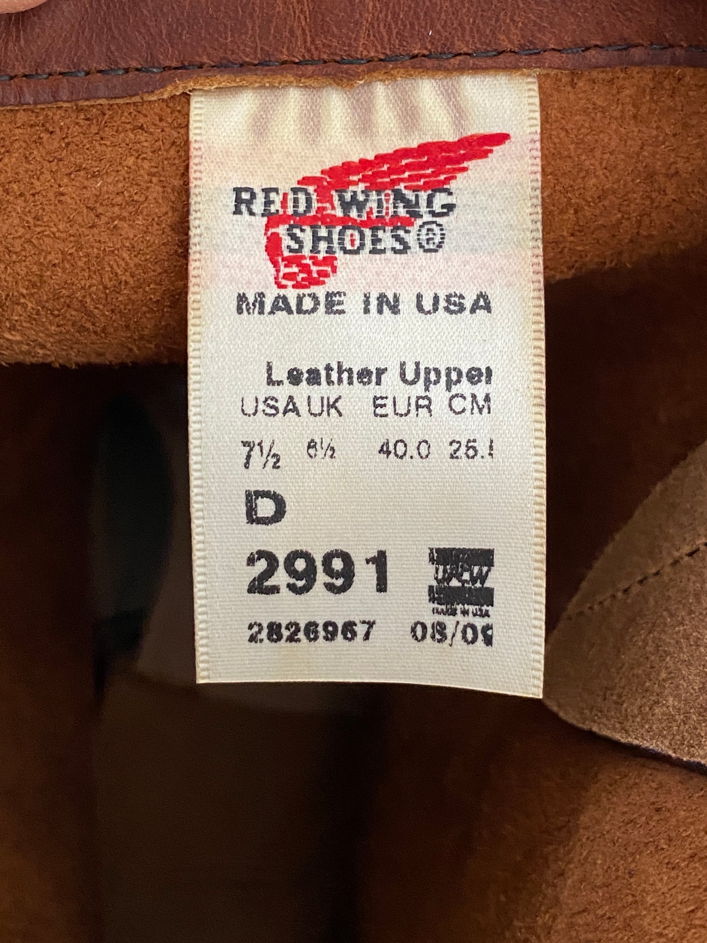 Size 8 D (41 Euro) R W 2991 Heritage Engineer Boots Made In USA Seconds