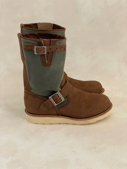 Size 6.5D (38.5 Euro) RW 2980 Heritage Engineer Boots, Made in USA Seconds-AJ357 Studio