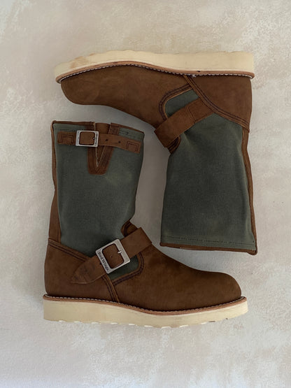 Size 6.5D (38.5 Euro) RW 2980 Heritage Engineer Boots, Made in USA Seconds-AJ357 Studio