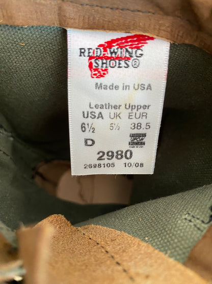 Size 6.5D (38.5 Euro) RW 2980 Heritage Engineer Boots, Made in USA Seconds-AJ357 Studio