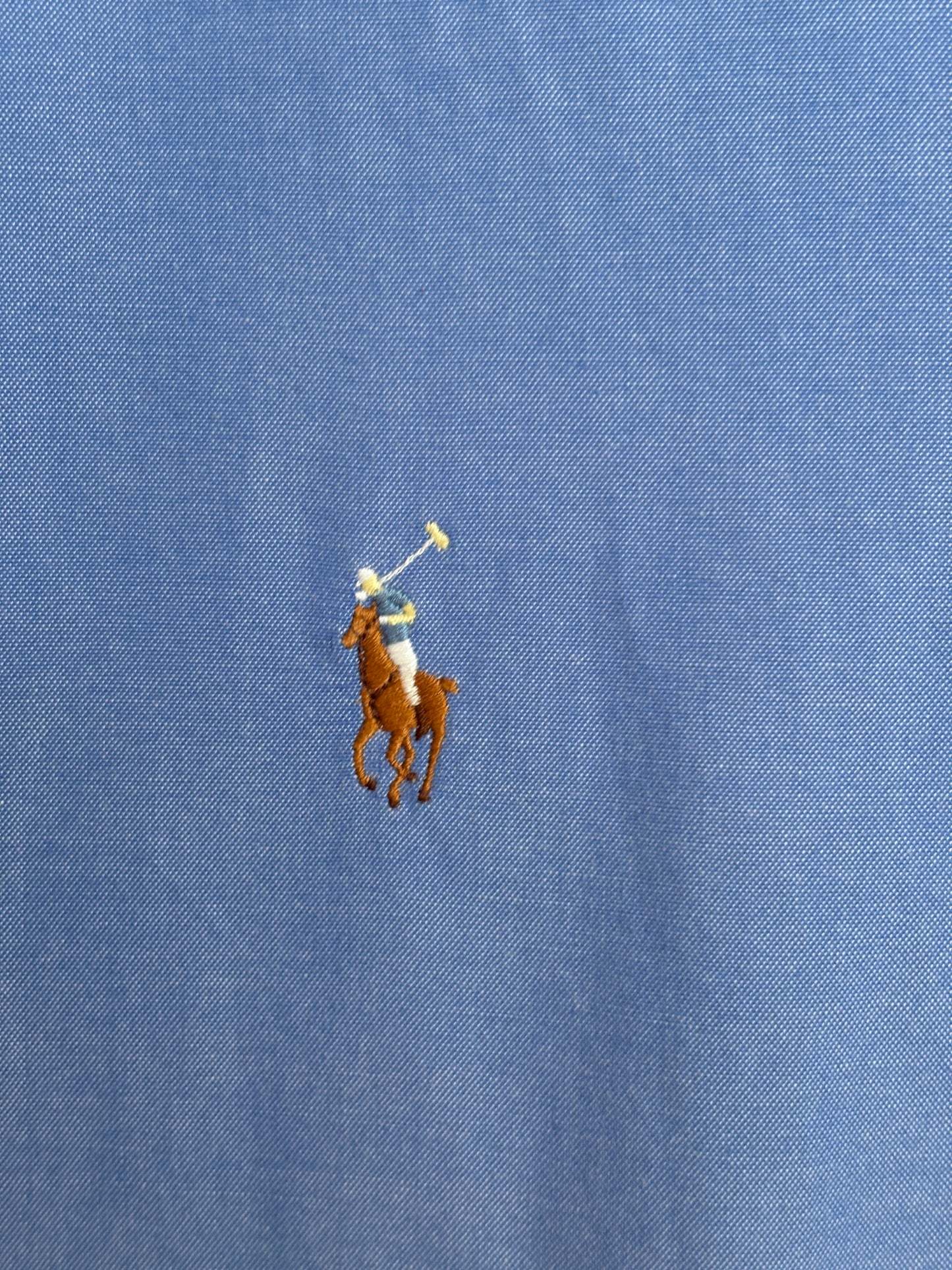 Ralph Lauren Yarmouth Shirt 16.5/34 Blue Pinpoint Oxford Cotton
