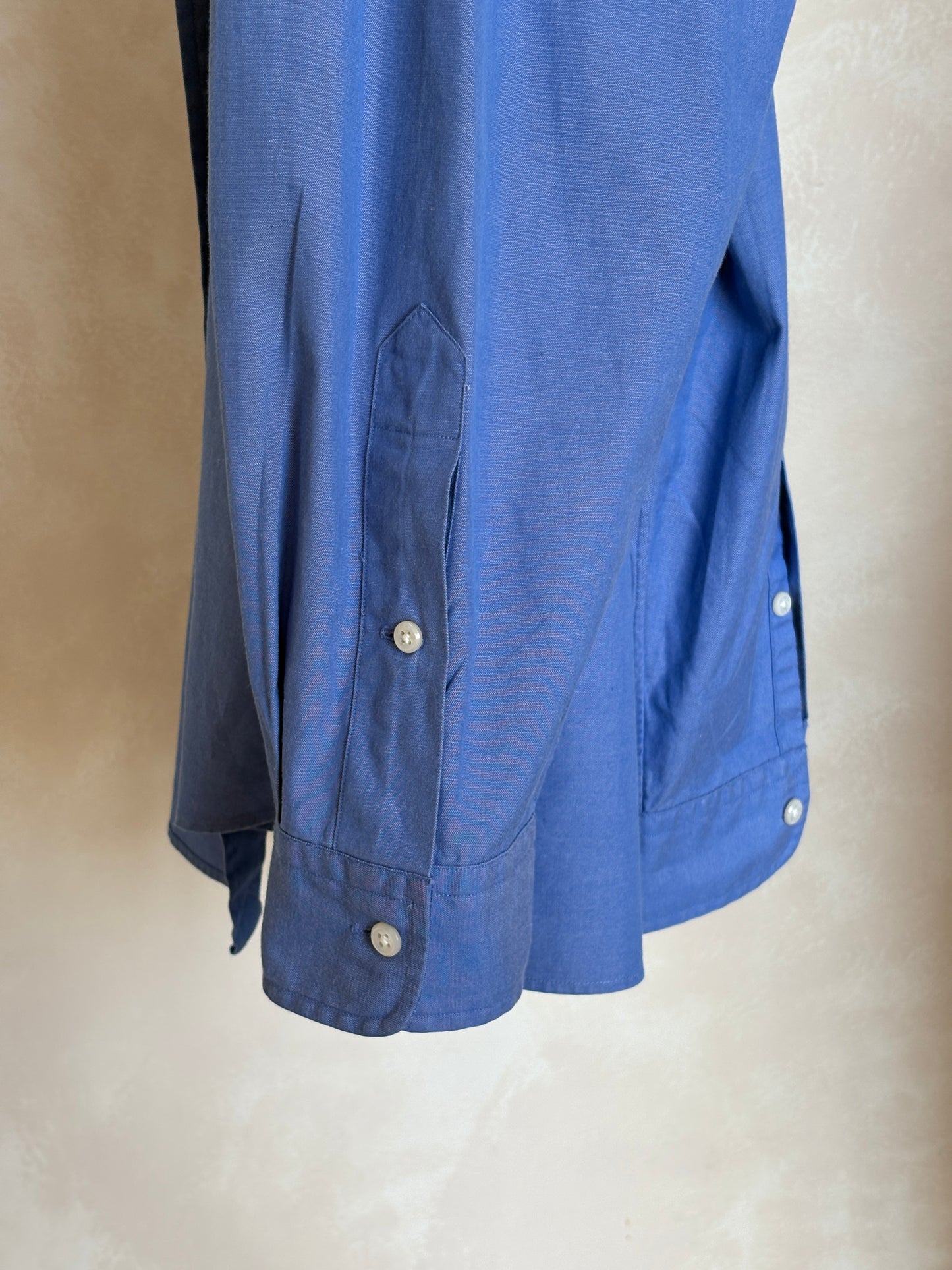Ralph Lauren Yarmouth Shirt 16.5/34 Blue Pinpoint Oxford Cotton