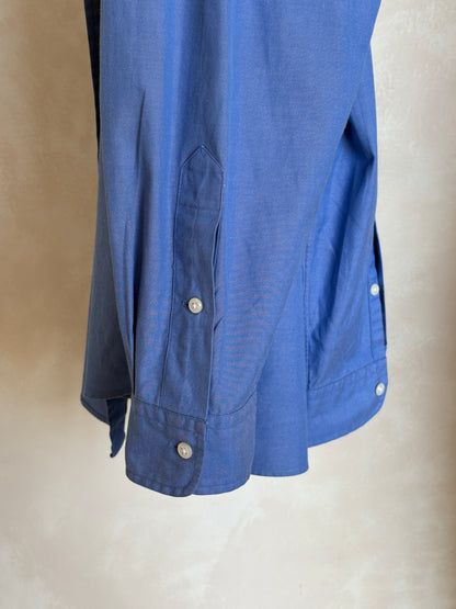 Ralph Lauren Yarmouth Shirt 16.5/34 Blue Pinpoint Oxford Cotton