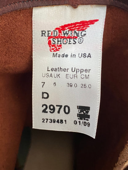 Size 7D (39 Euro) RW 2970 Heritage Engineer Boots, Made in USA Factory Seconds-AJ357 Studio