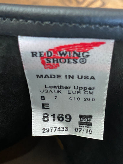 Size 8E (41 EU) New Red Wing 8169 Pecos boots Boots Made In USA ( Second )-AJ357 Studio